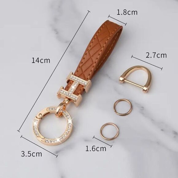 Keychain Luxury Modern Design VIBRANT RED - Picture 9 of 9